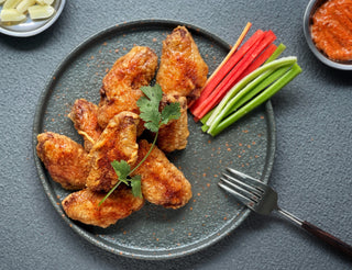 Pan Fried Hot Chicken Wing